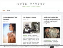 Tablet Screenshot of cute-tattoo.com
